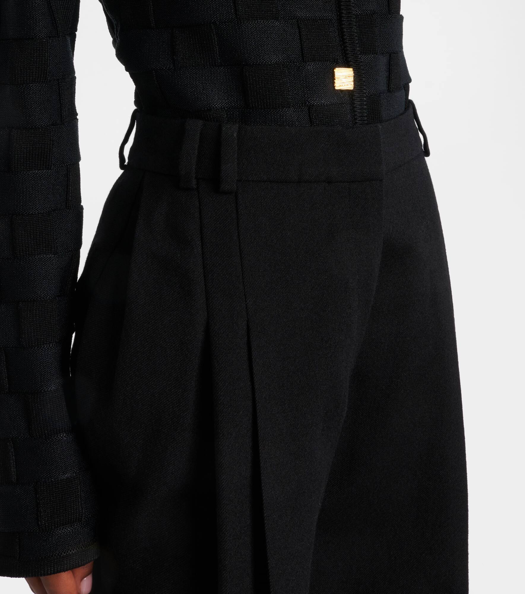 Robena virgin wool straight pants - 4
