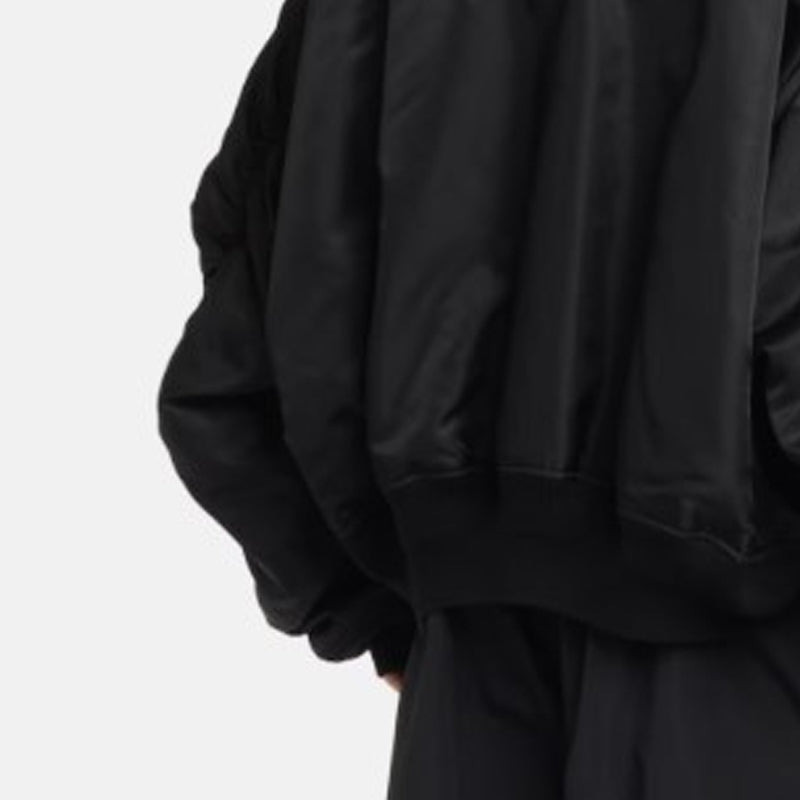(WMNS) Balenciaga Paris Varsity Jacket 'Black' 768924TNO271000 - 4