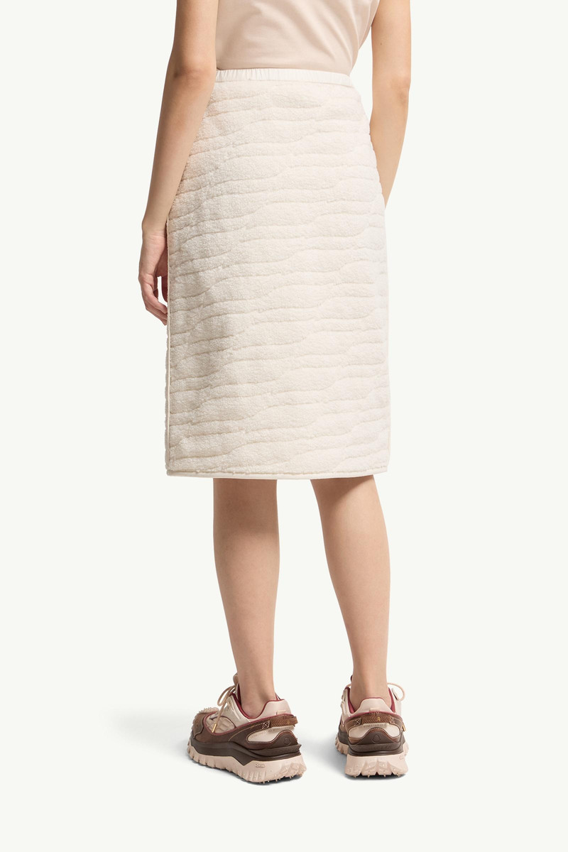Teddy Knee-Length Padded Skirt 5