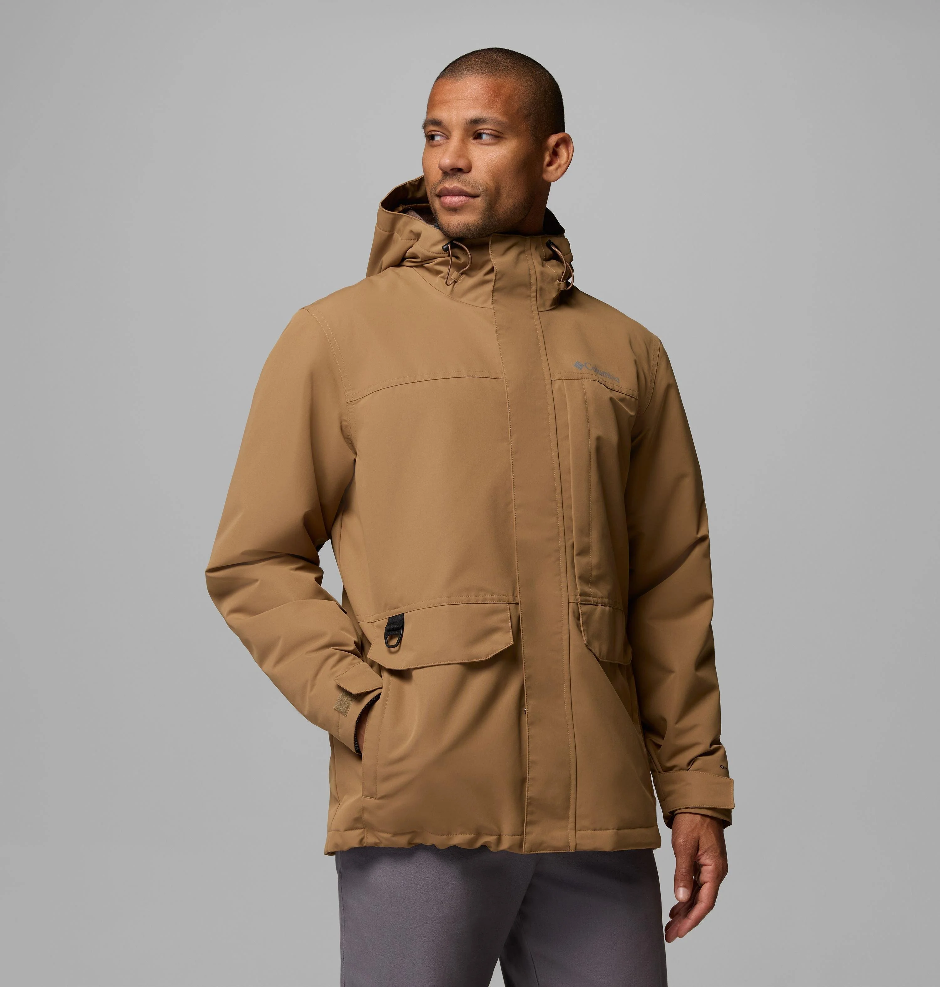 Men's Landroamer Fleece Lined Rain Jacket - 1