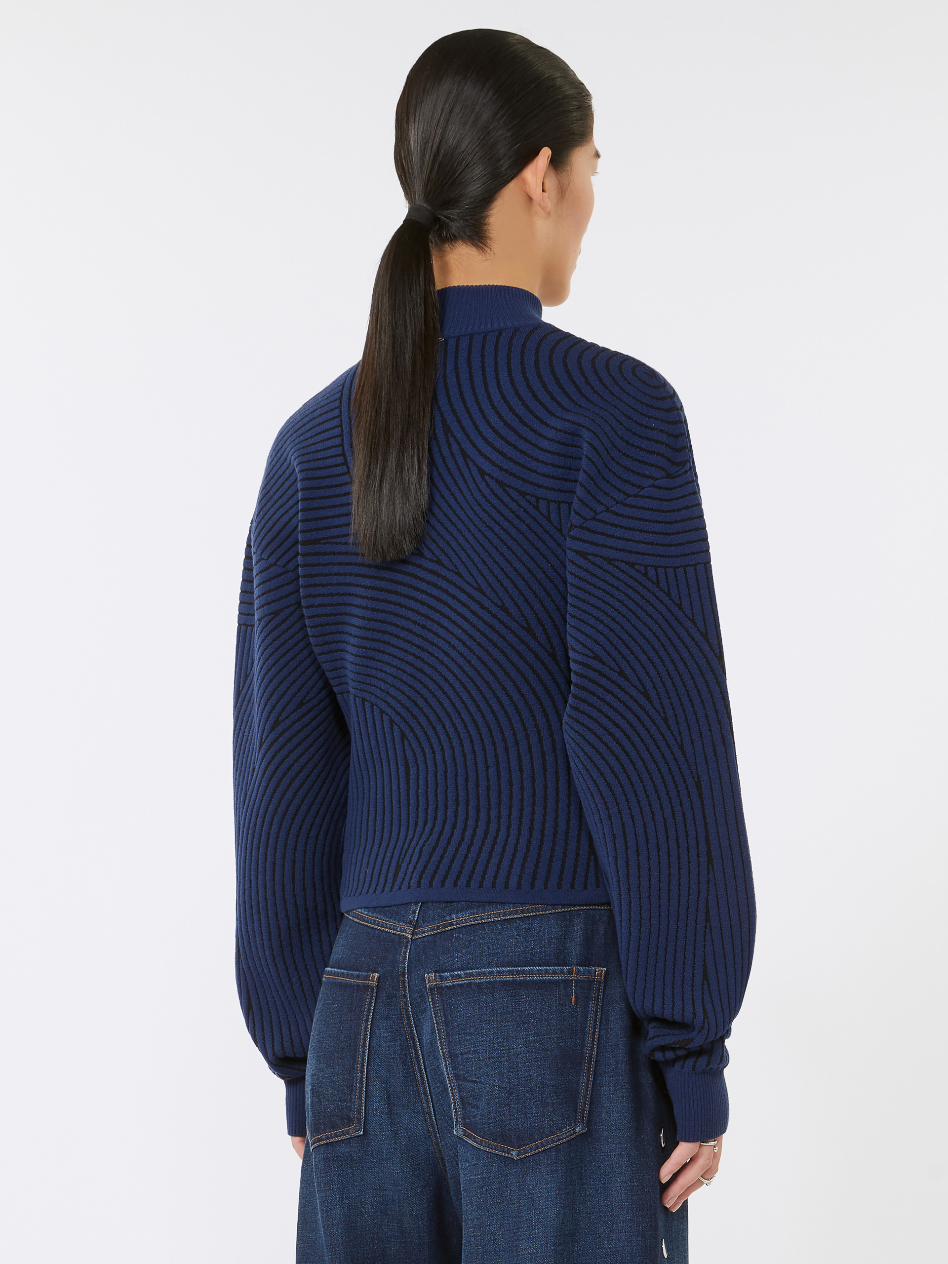 FEBO 3D jacquard sweater - 4
