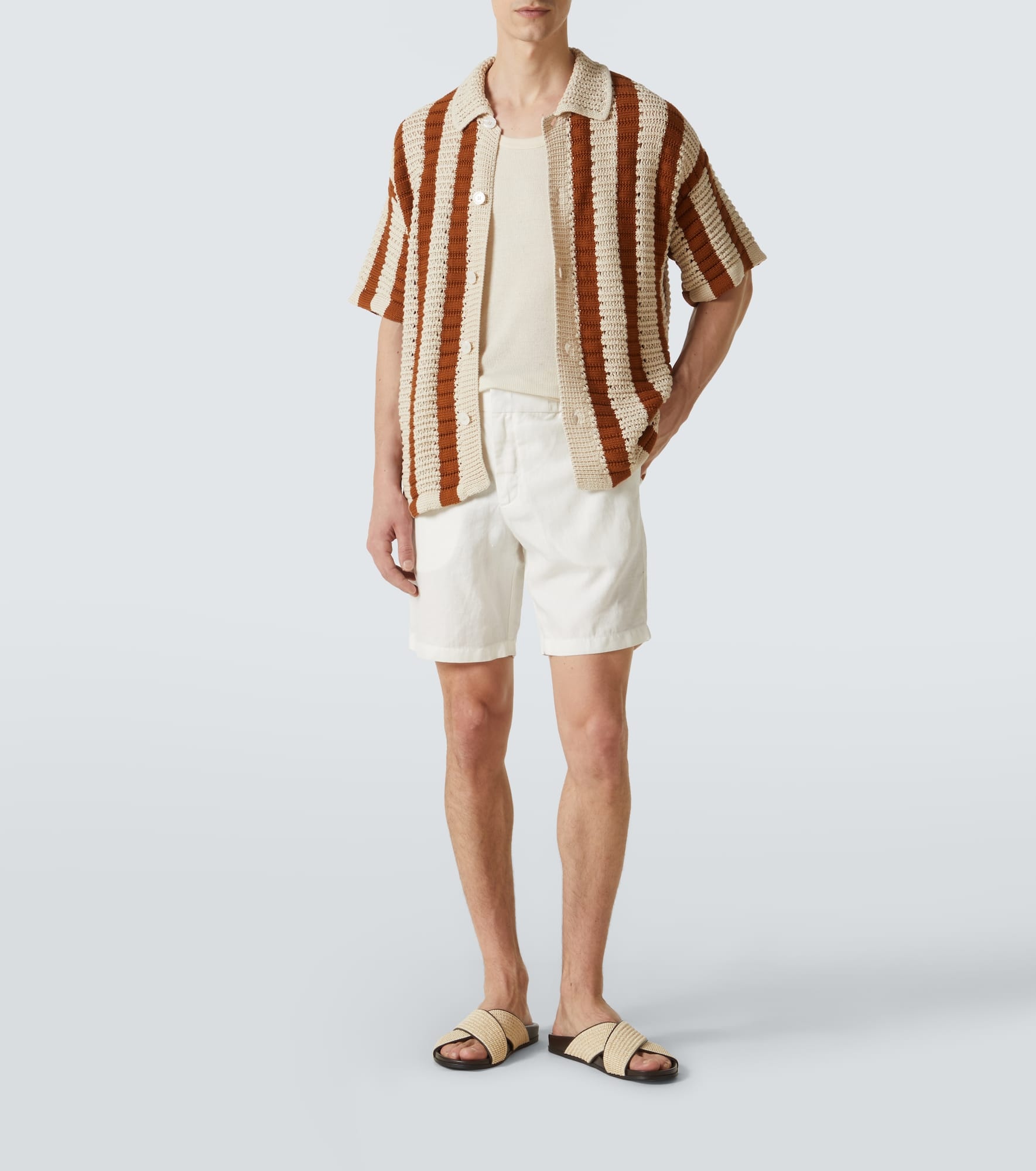 Cornell linen shorts - 2