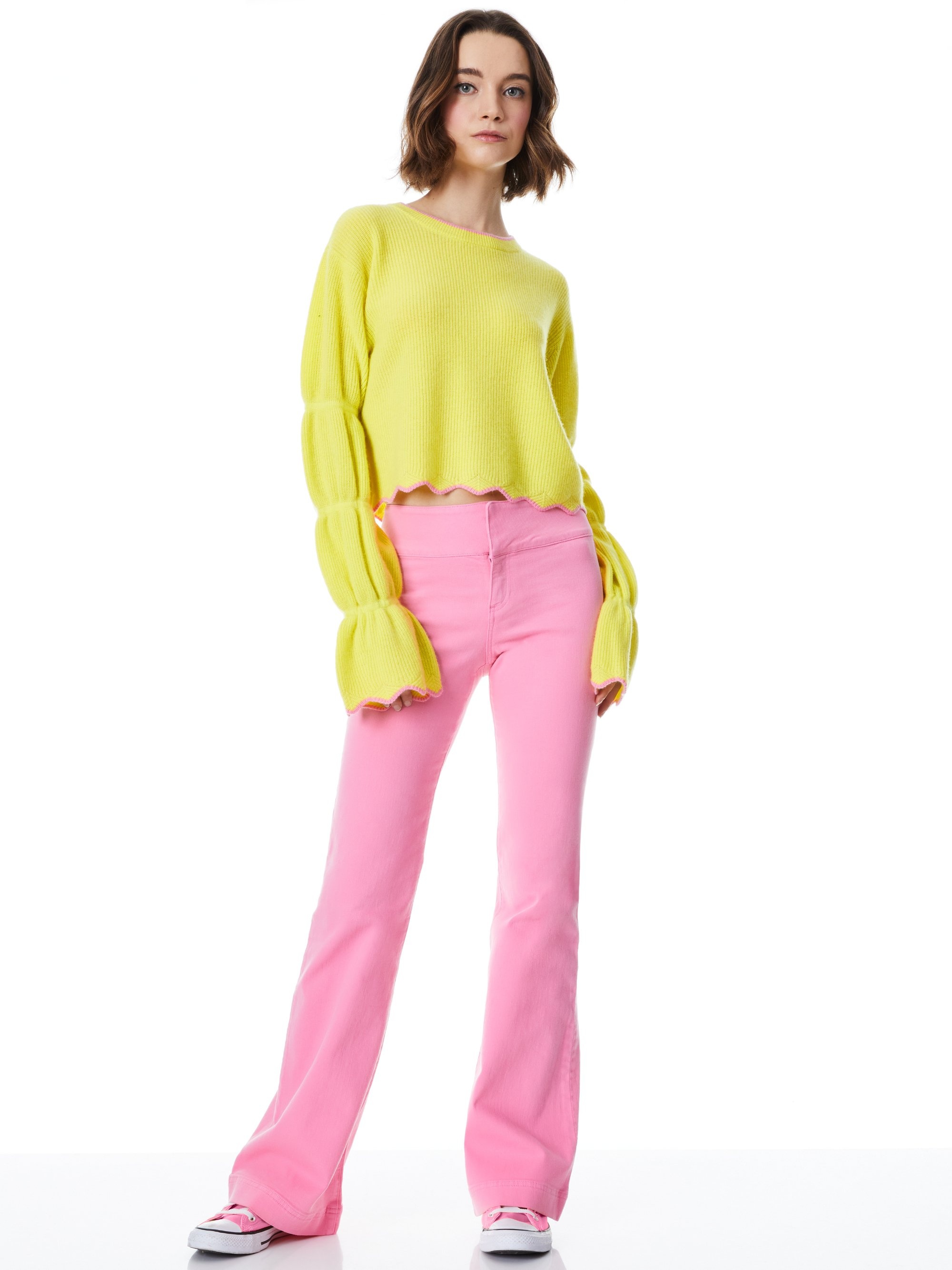 FOSS PUFF SLEEVE CROPPED PULLOVER - 6