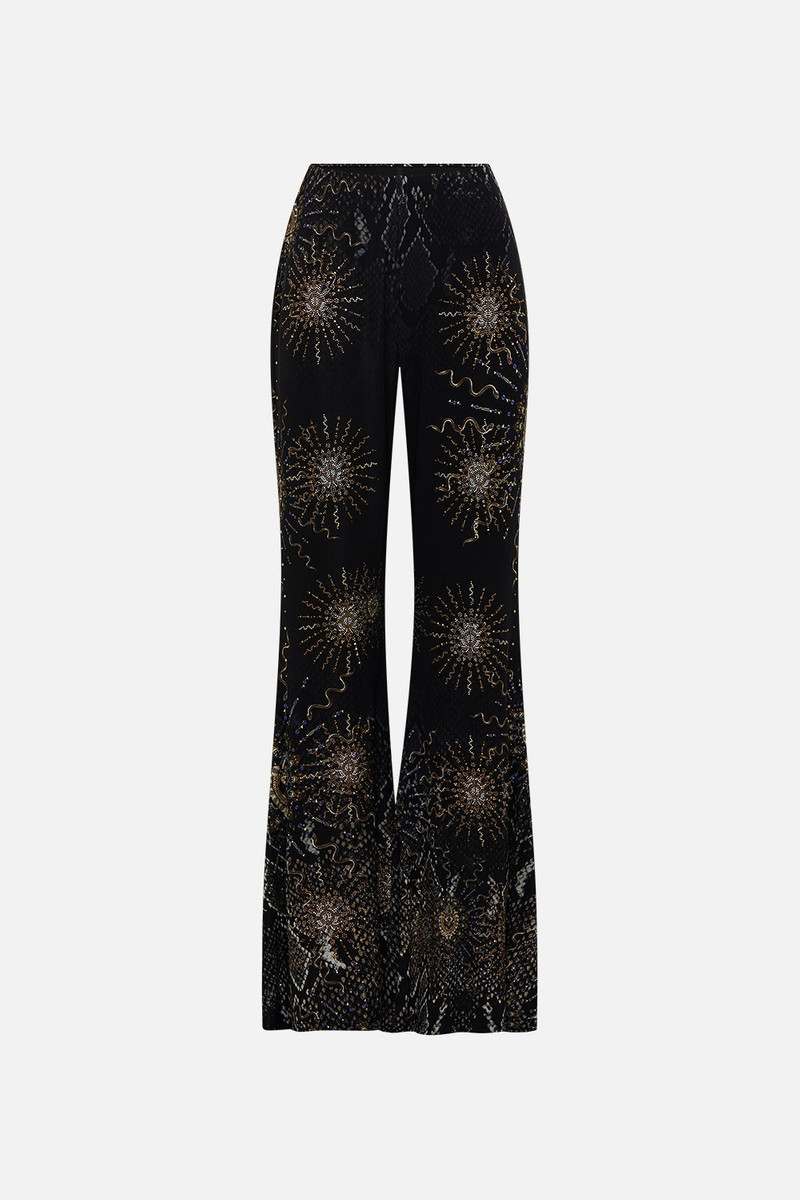 JERSEY FLARED PANT - 1