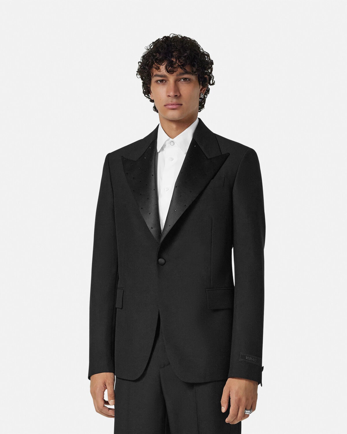 Crystal Mohair-Blend Single-Breasted Blazer - 4
