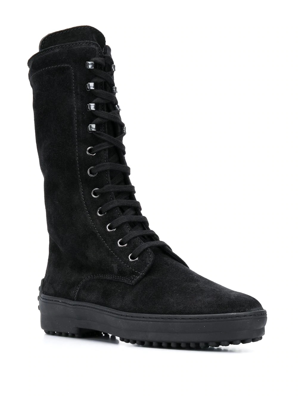 lace-up calf-length boots - 2