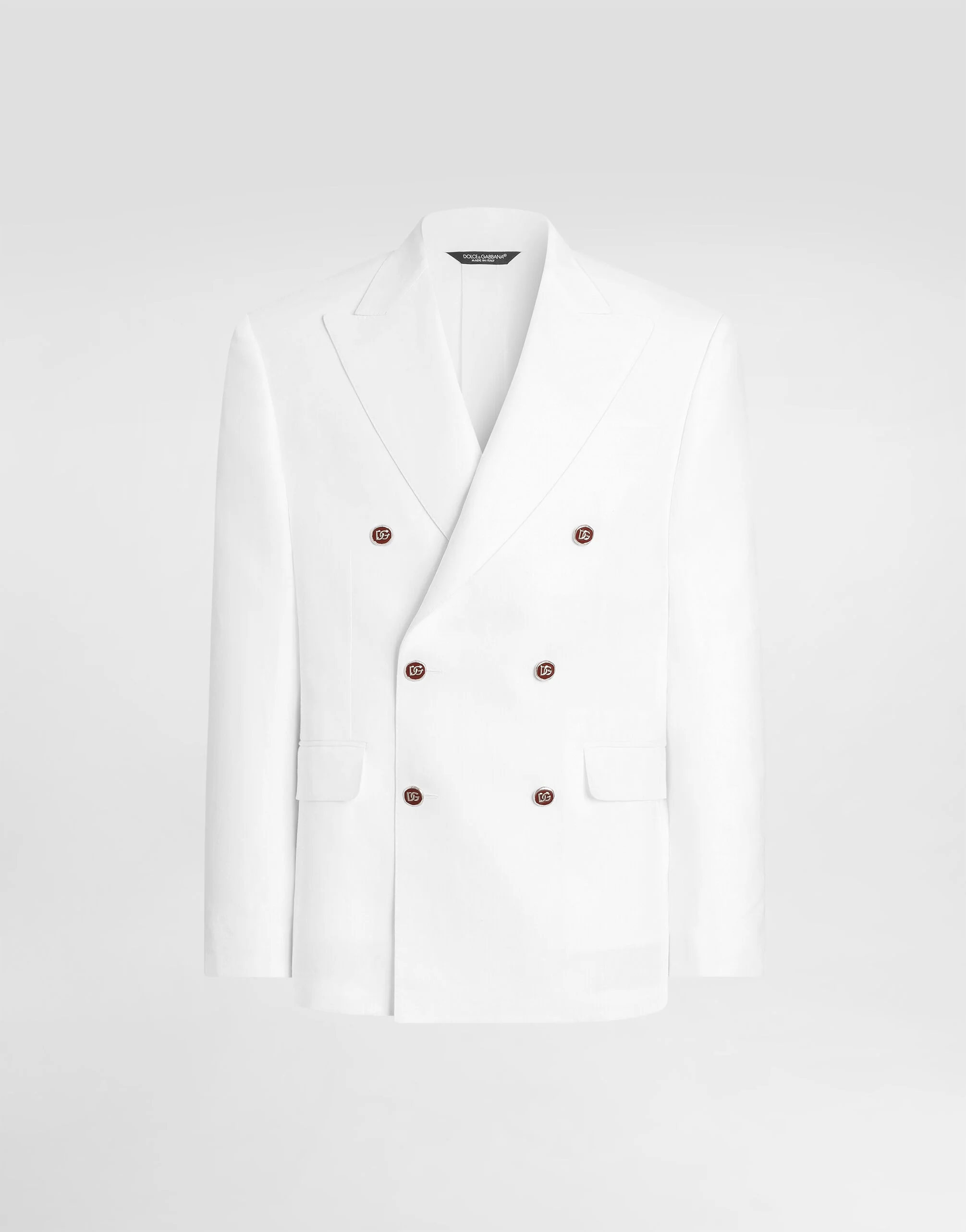 Sicilia light double-breasted linen jacket - 1