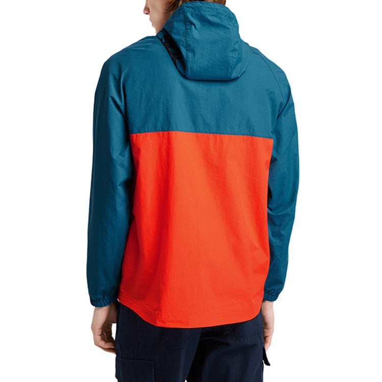 Timberland Pullover Windbreaker Jacket 'Blue Orange' A2BUU-CE0 - 5