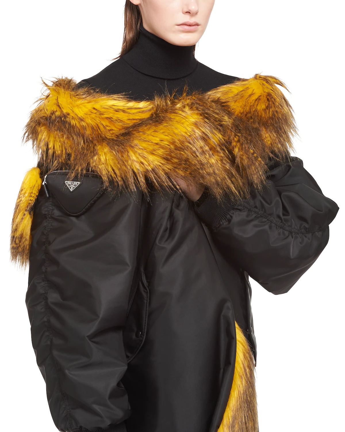 Oversized Re-Nylon raincoat - 5