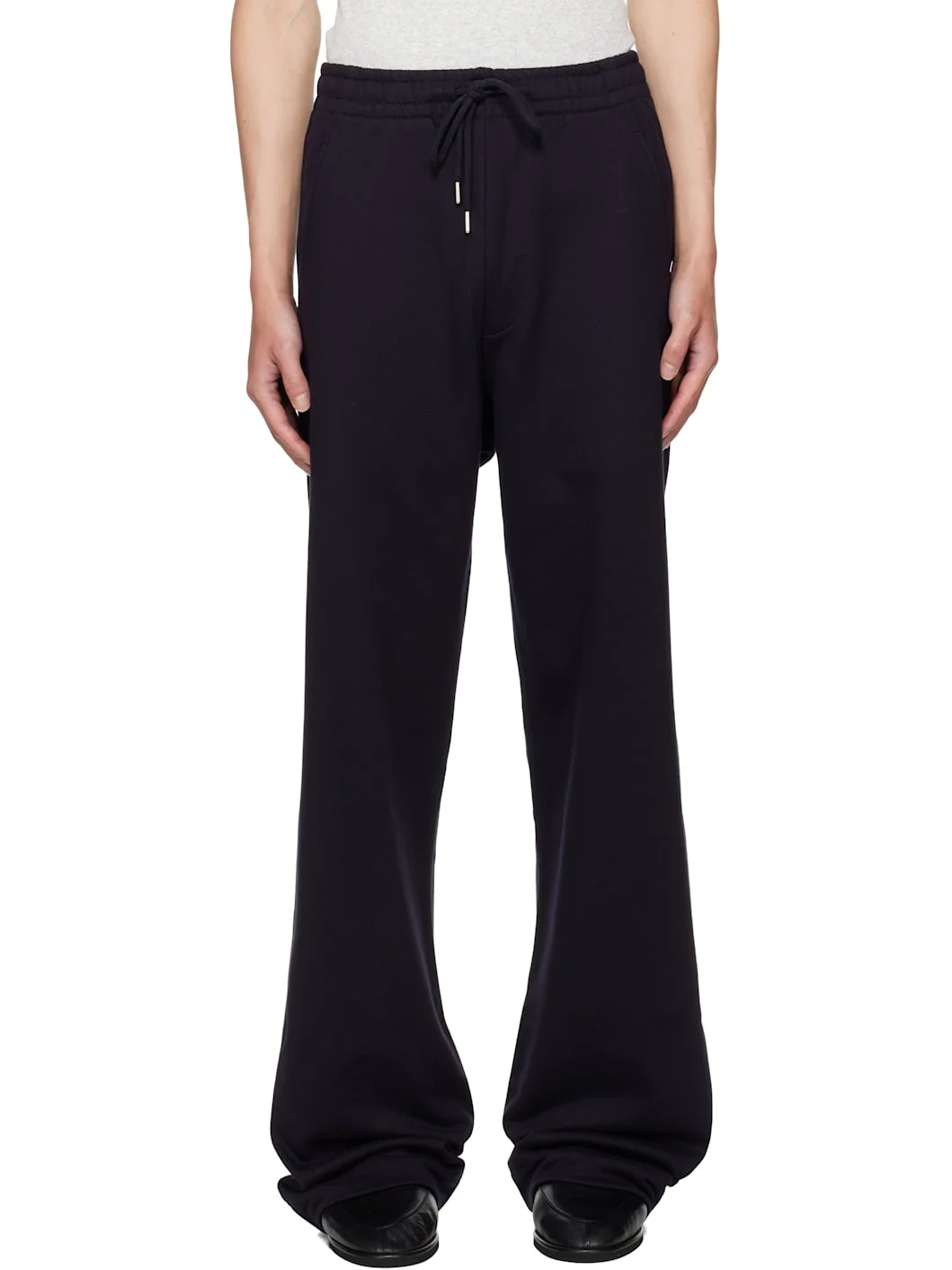 Navy Drawstring Sweatpants - 1