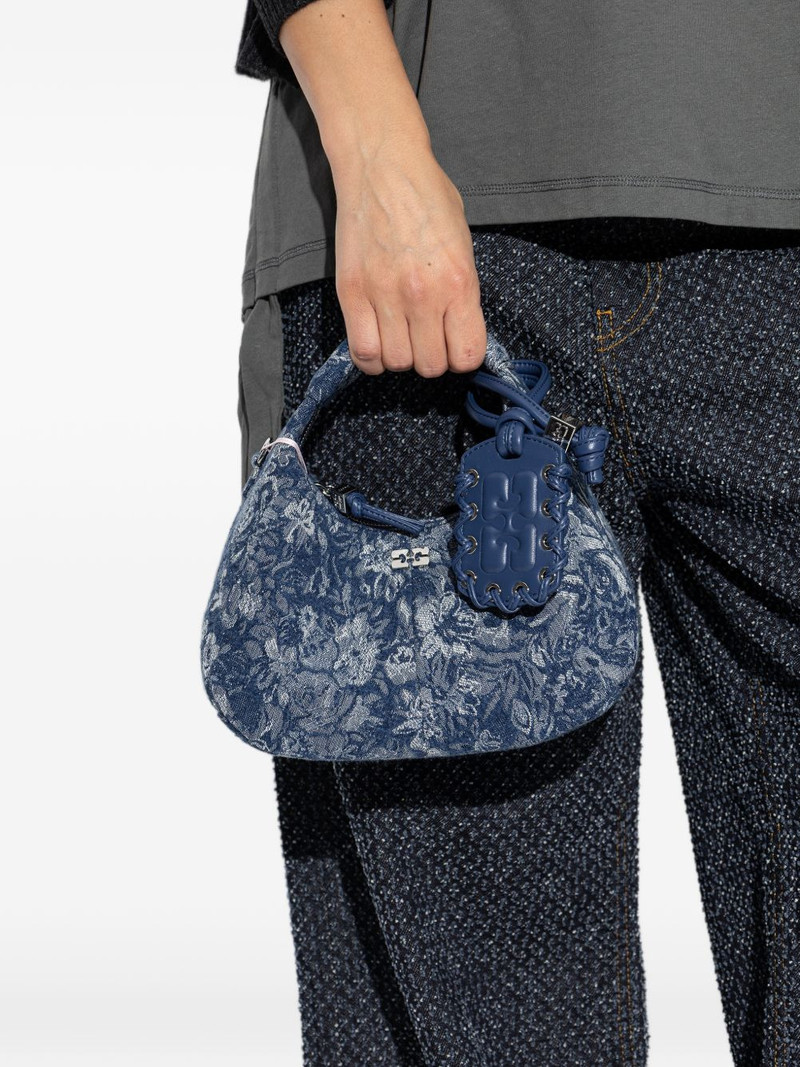 GANNI floral-pattern tote bag outlook