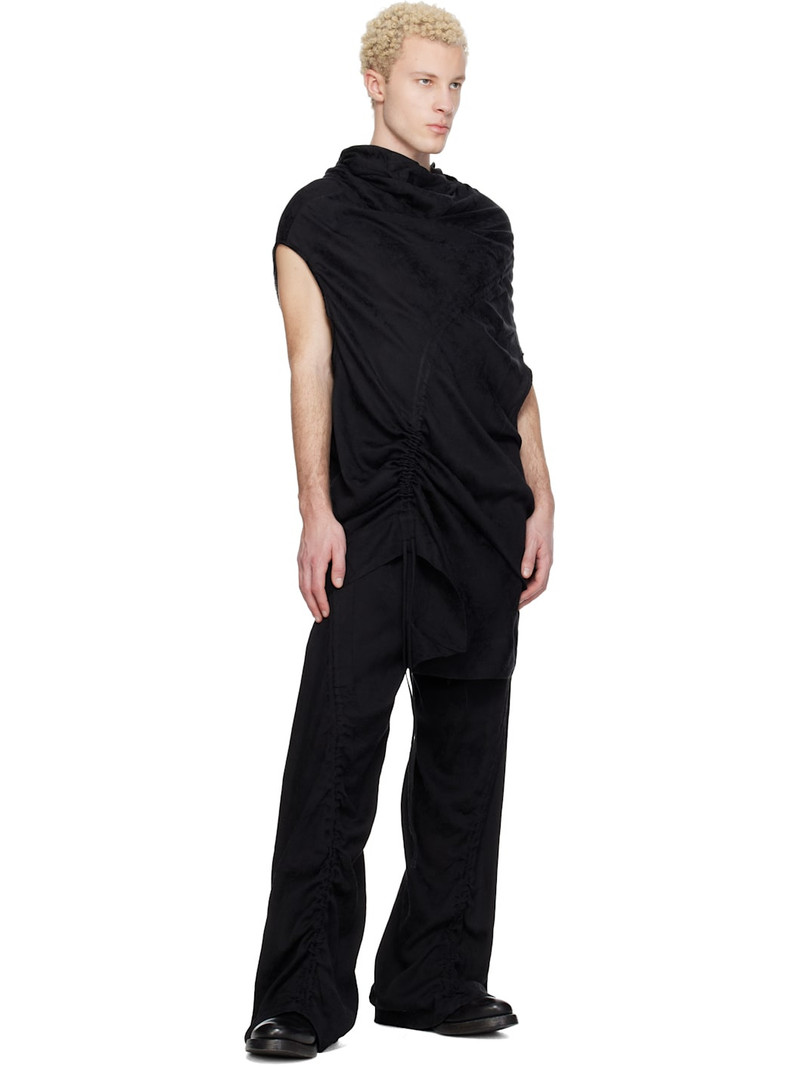 Julius Black Flare Wide Trousers outlook