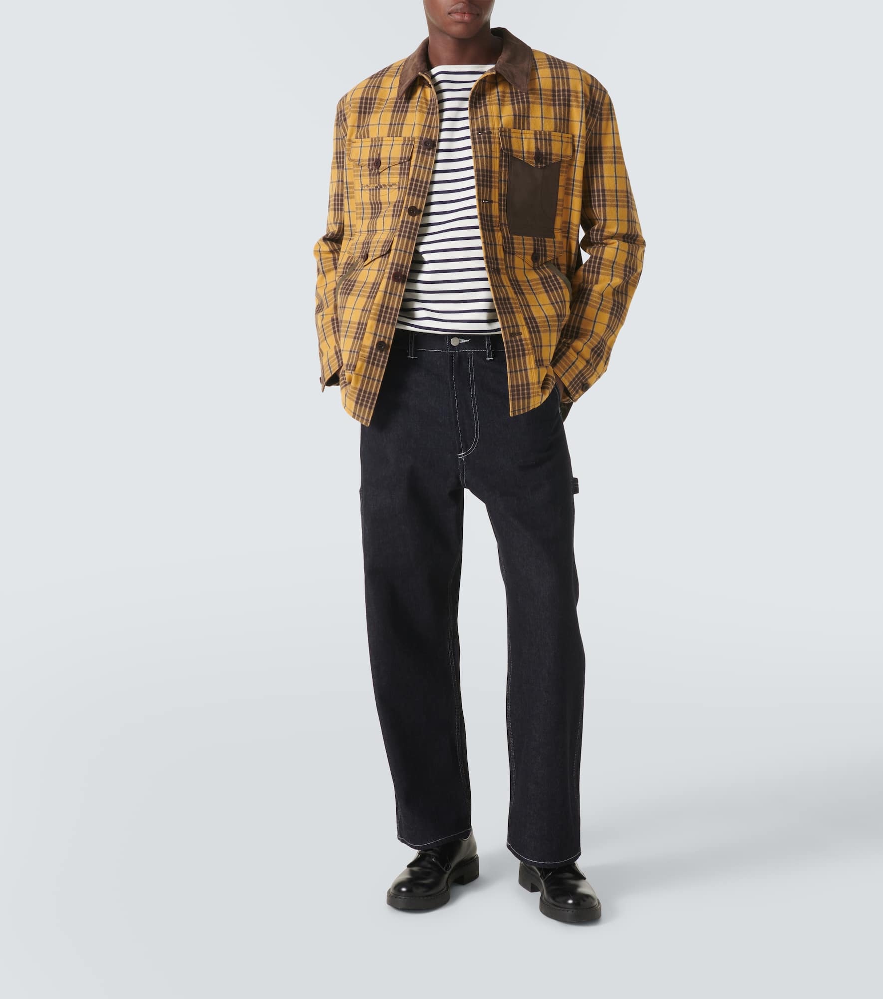 Checked cotton flannel jacket - 2