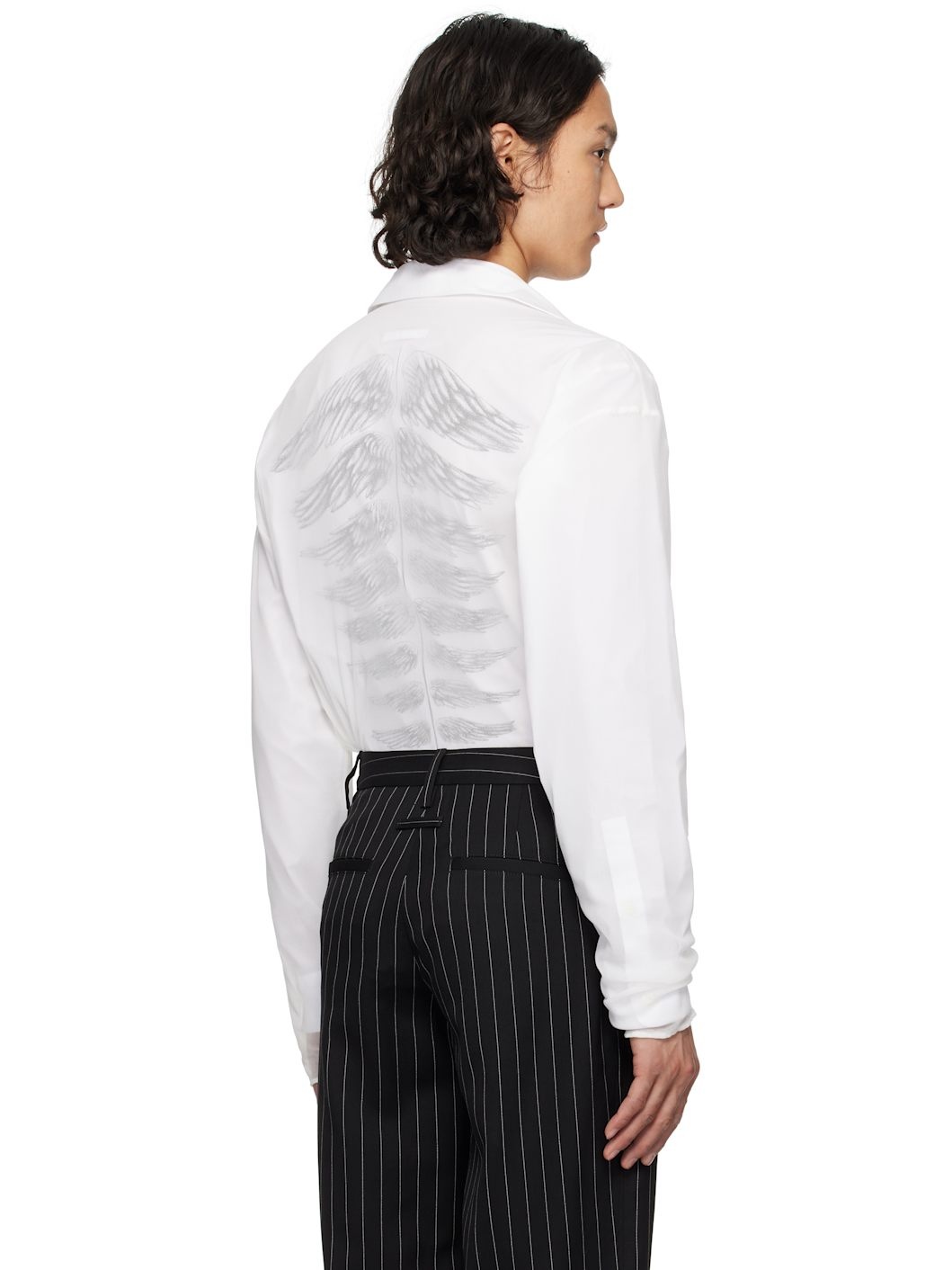 White 'The Tattoo Poem' Shirt - 3