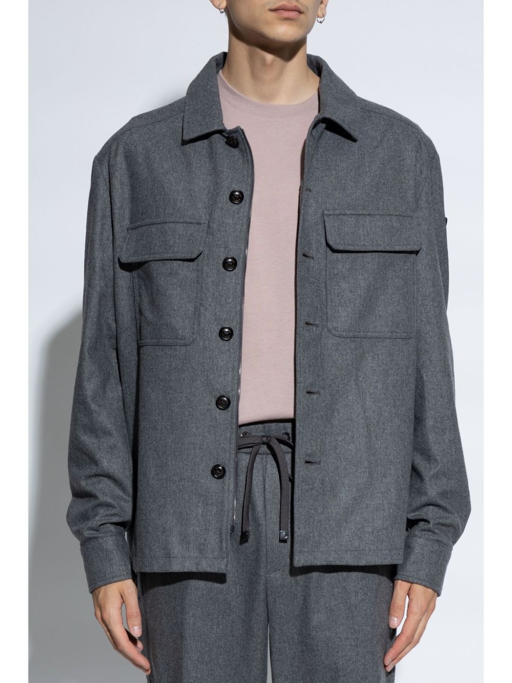 cashmere-blend shirt - 3