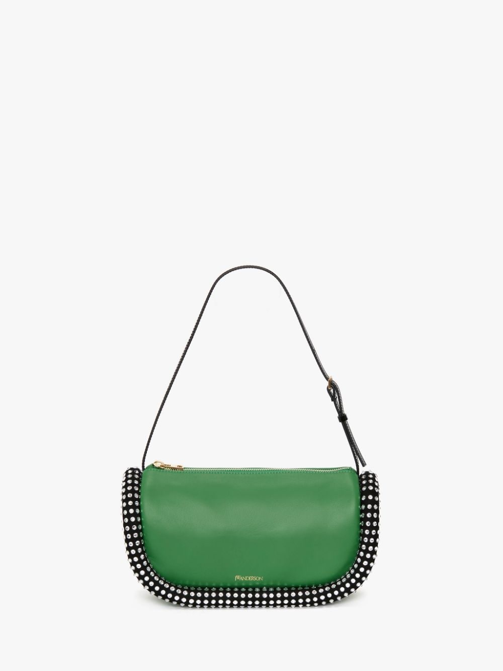 BUMPER-15 LEATHER SHOULDER BAG WITH CRYSTAL - 1