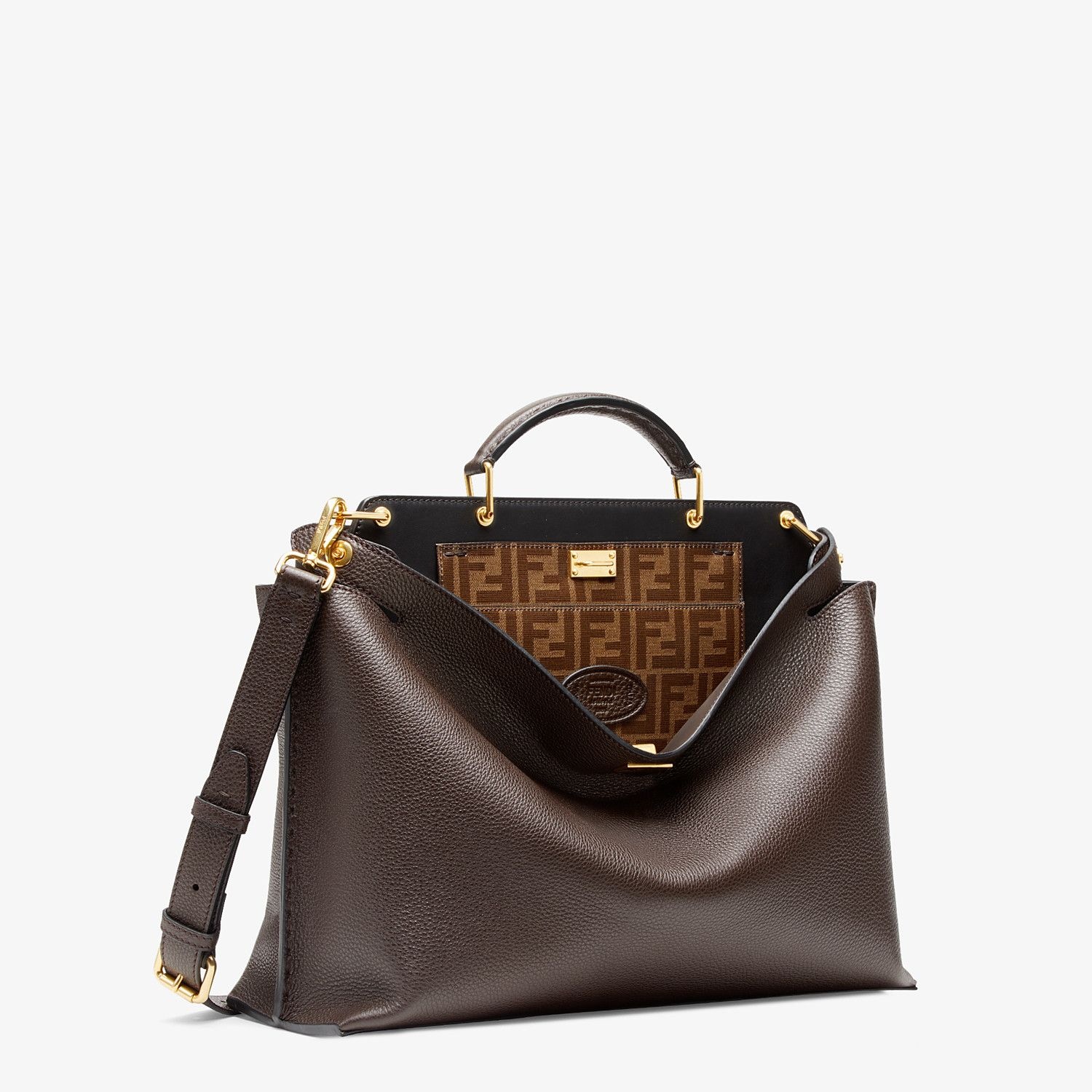 Brown leather bag - 2