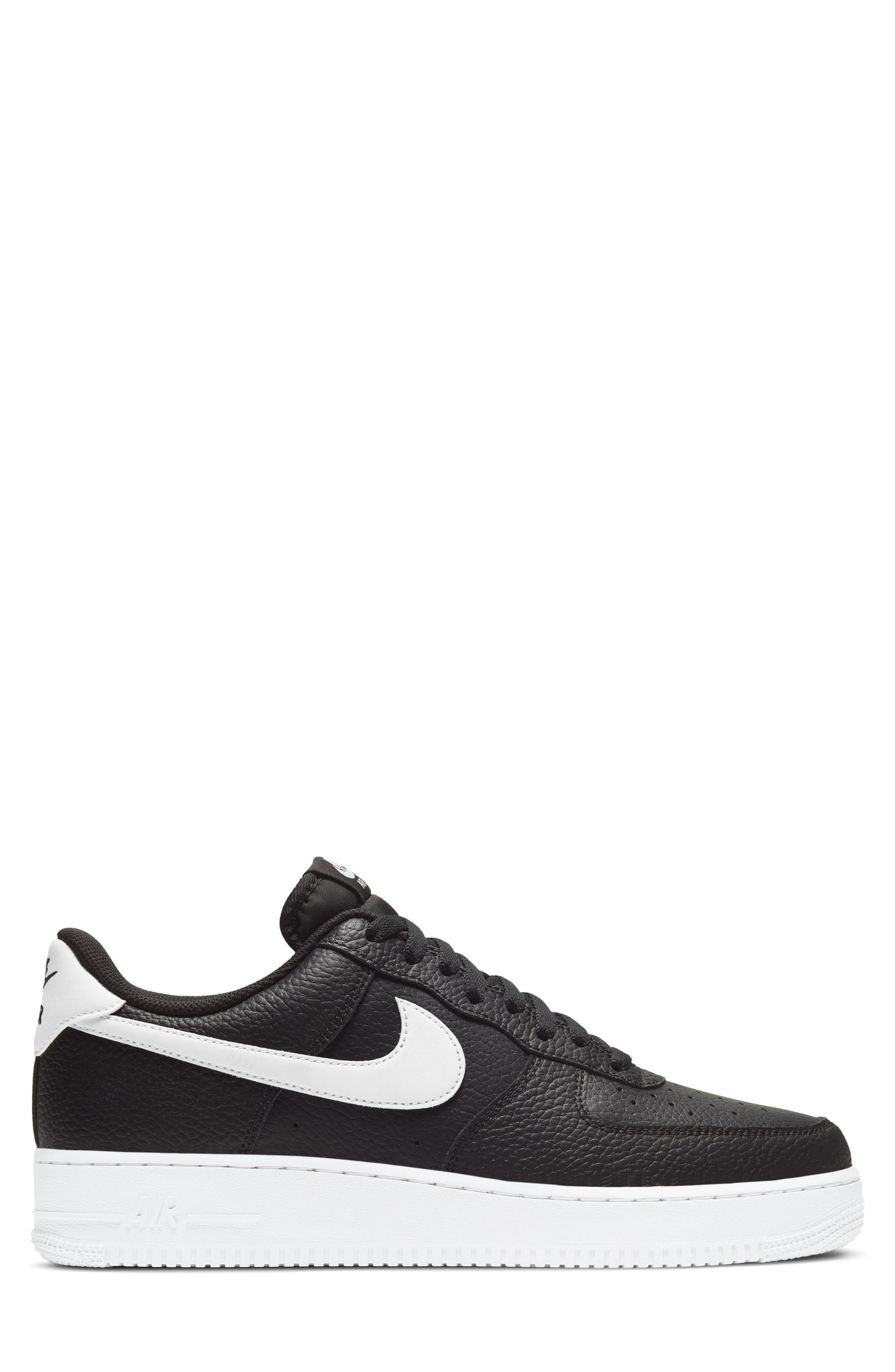 Nike Air Force 1 '07 Basketball Sneaker in Black/White at Nordstrom - 3
