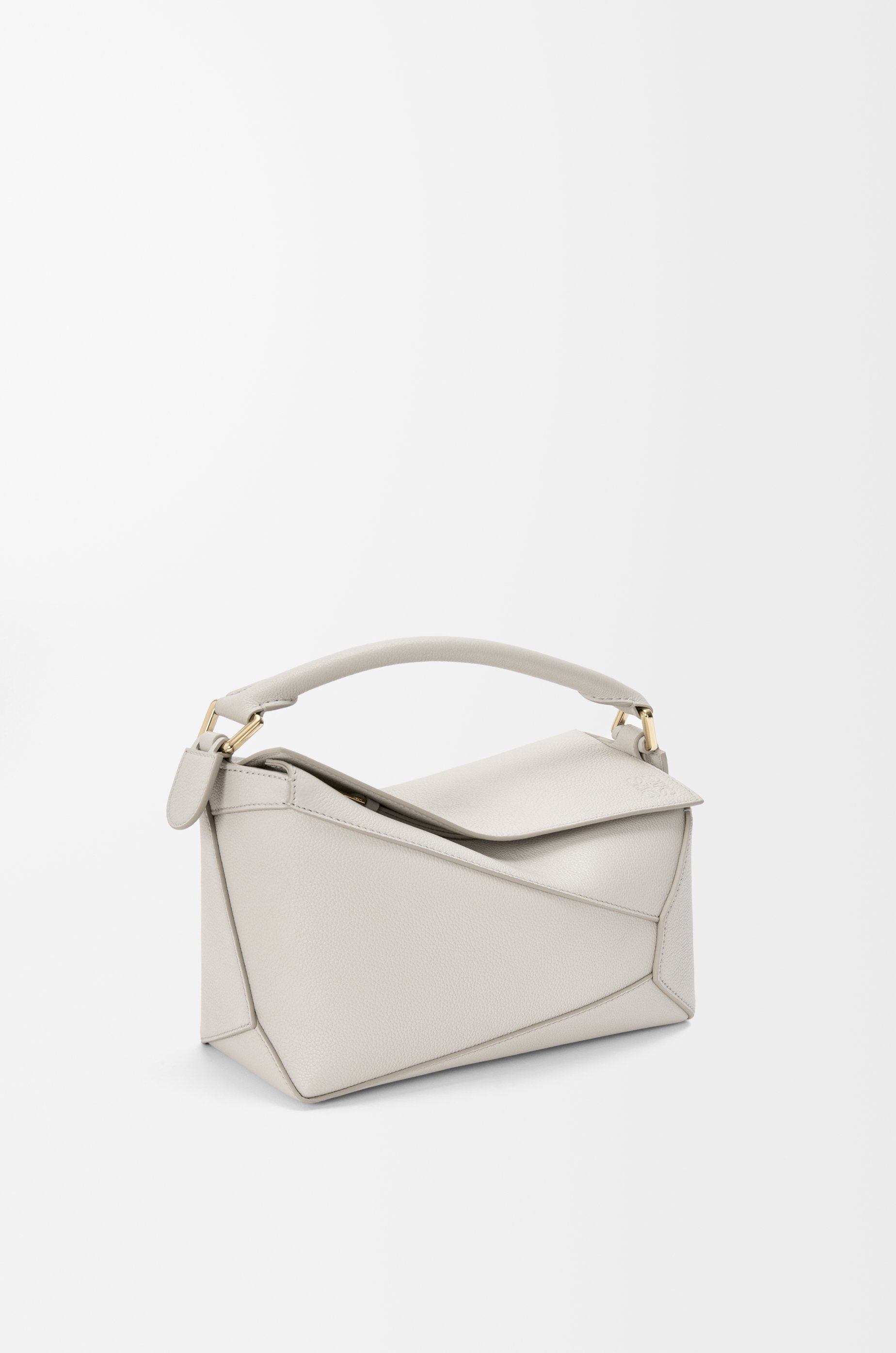 Small Puzzle Edge bag in soft grained calfskin - 2
