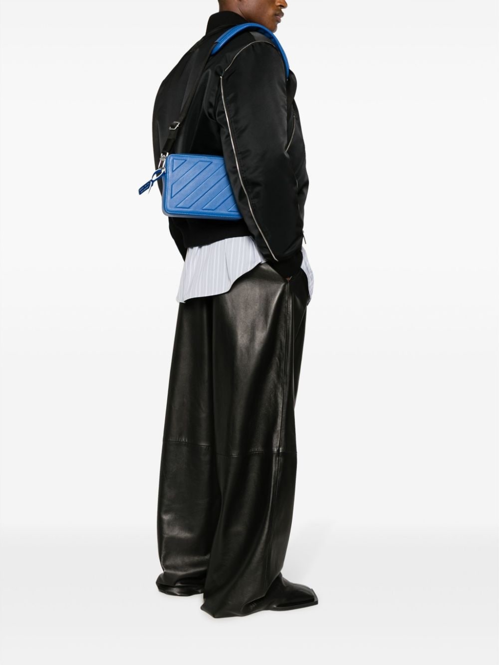 Diag-stripe leather camera bag - 2