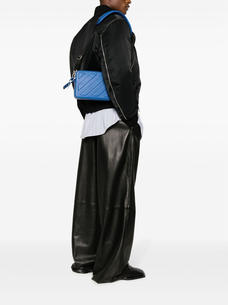 Off-White Diag-stripe leather camera bag outlook