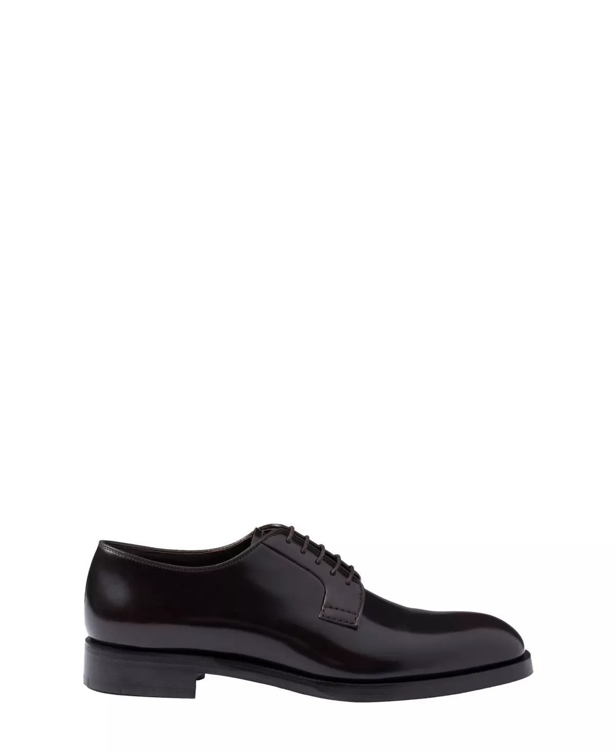 Men's Brushed Leather Lace-Up Shoes - 2