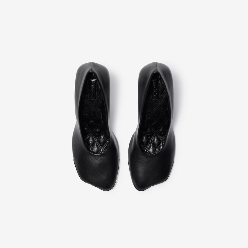 Leather Duck Pumps 5