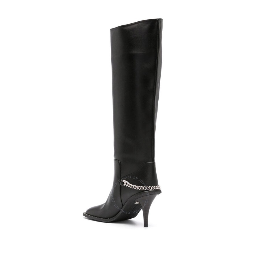 Stella Mccartney Ladies Black Ryder Knee-High Stiletto Boots - 3