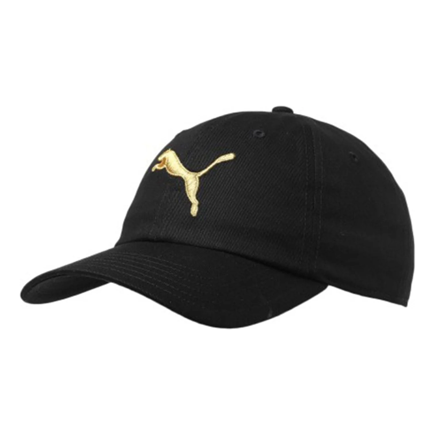 PUMA Logo Baseball Cap 'Black Gold' 022416-42 - 1