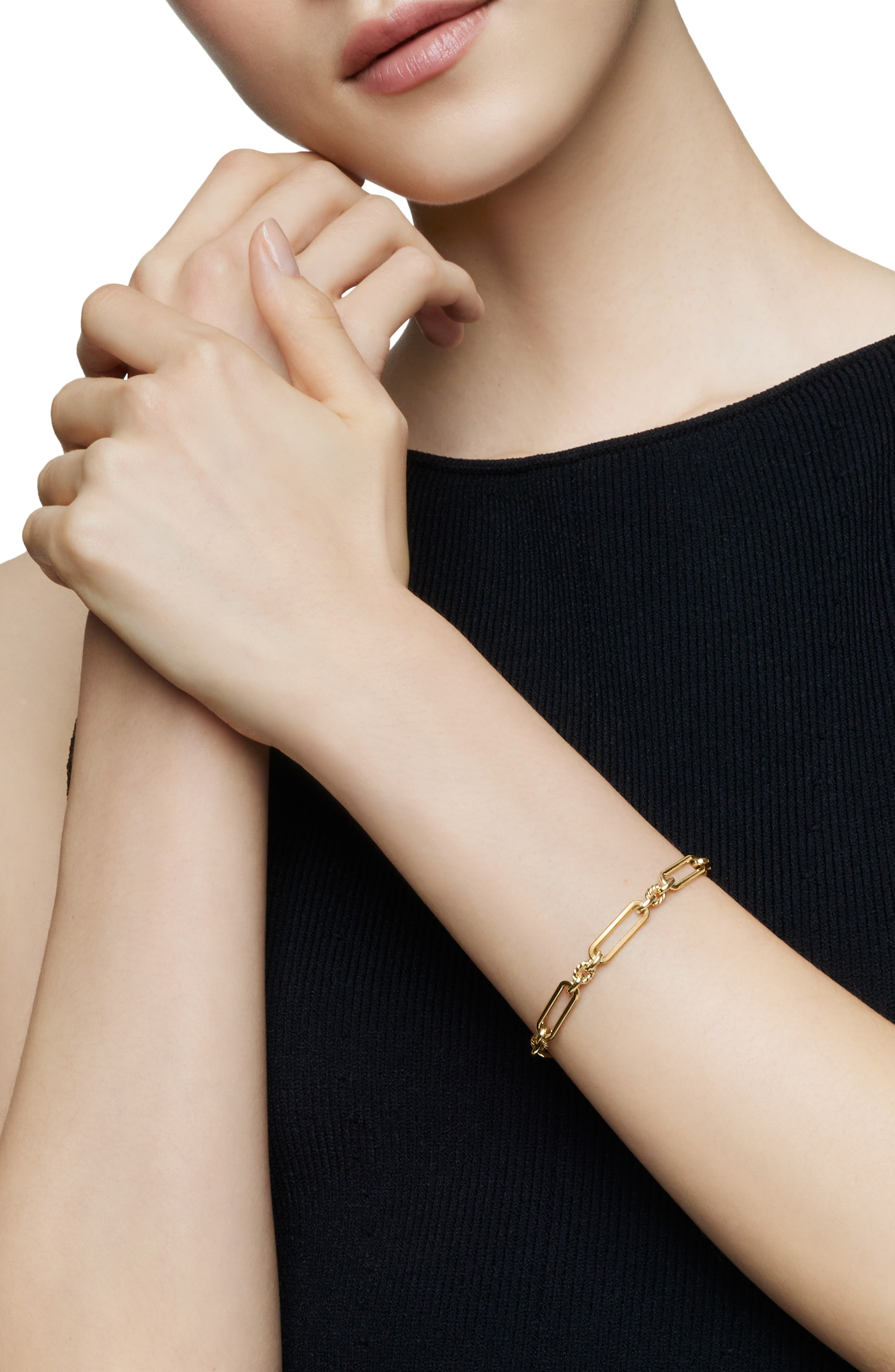 David Yurman Lexington Chain Bracelet in 18K Yellow Gold at Nordstrom - 3