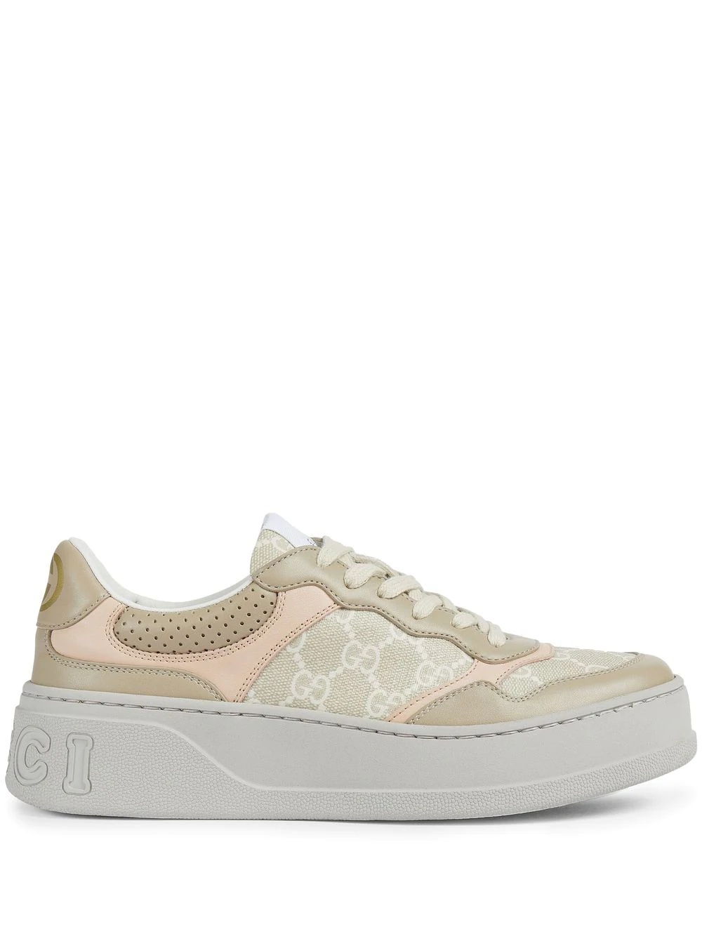 GG panelled low-top sneakers - 1