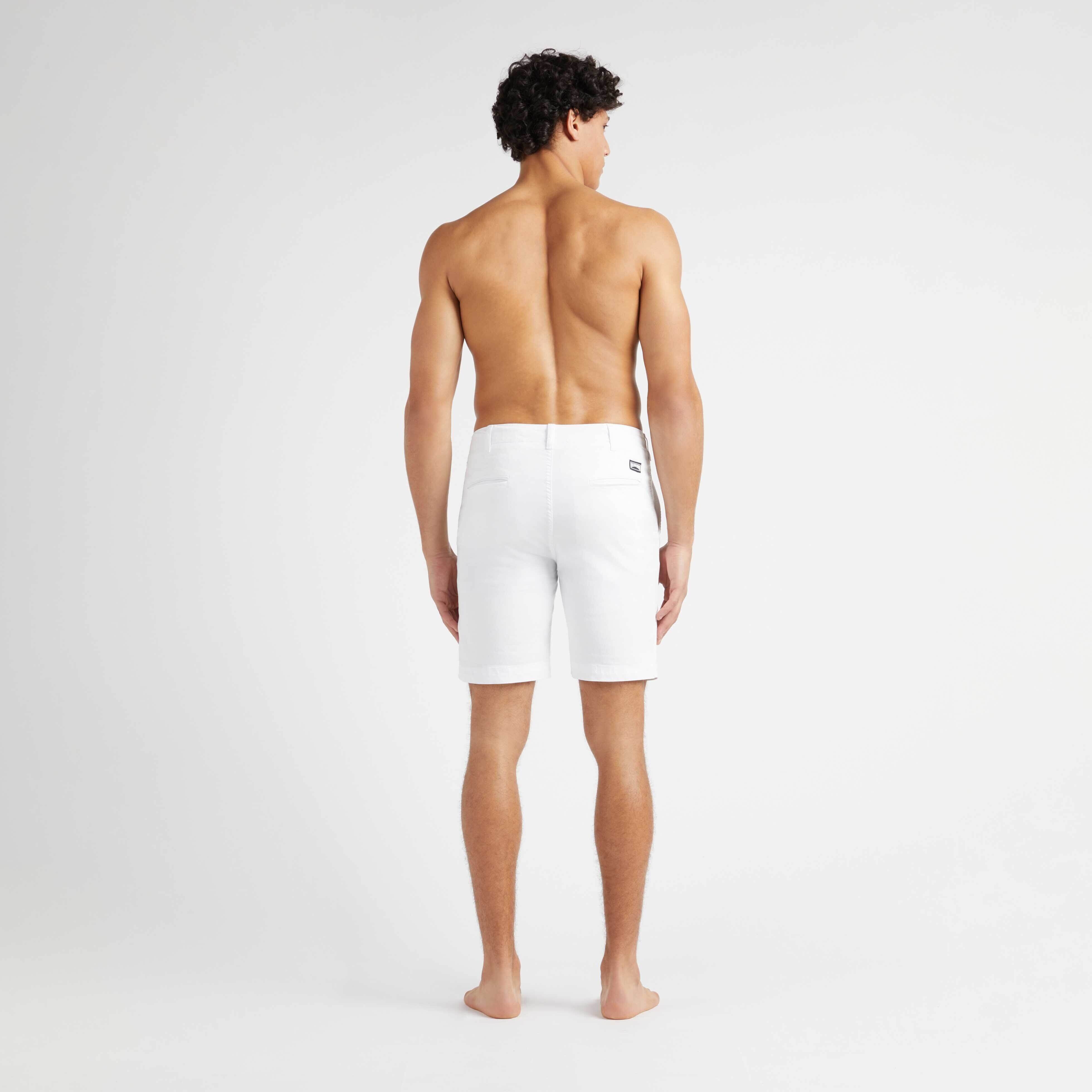 Men Tencel Satin Bermuda Shorts Solid - 4