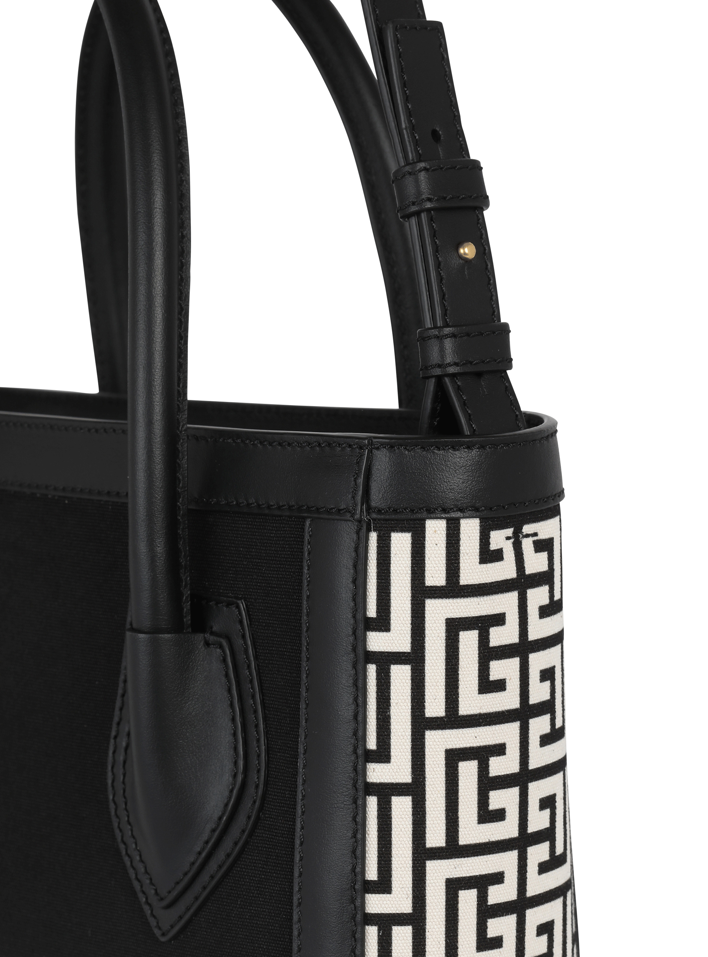B-Army 26 canvas bag with leather inserts - 6