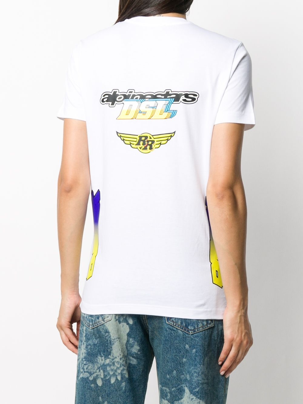 graphic print T-shirt - 4