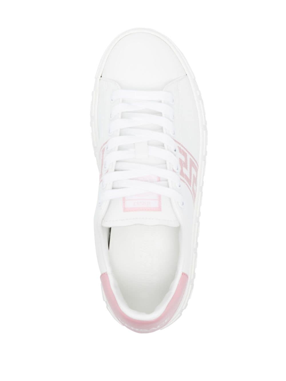 Greca-embroidered sneakers - 4