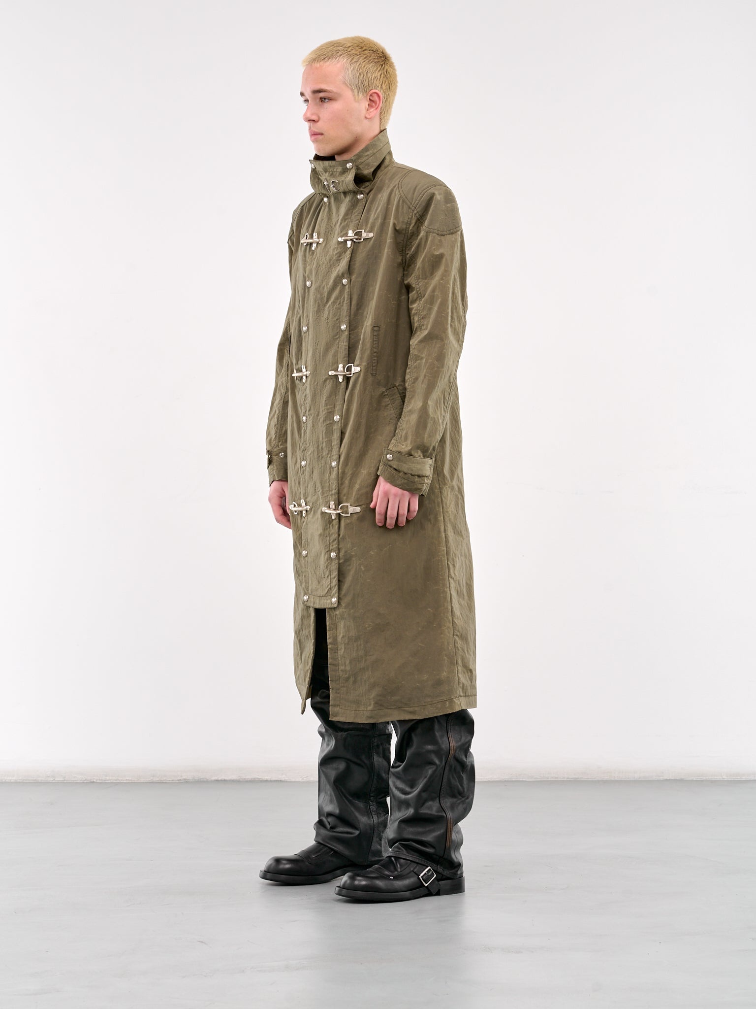 Scarred Bio Soldier Trench Coat - 2
