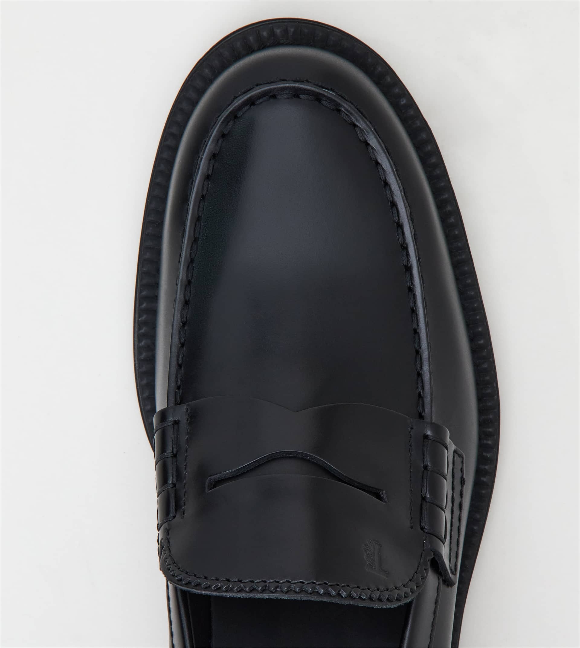 LOAFERS IN LEATHER - BLACK - 3