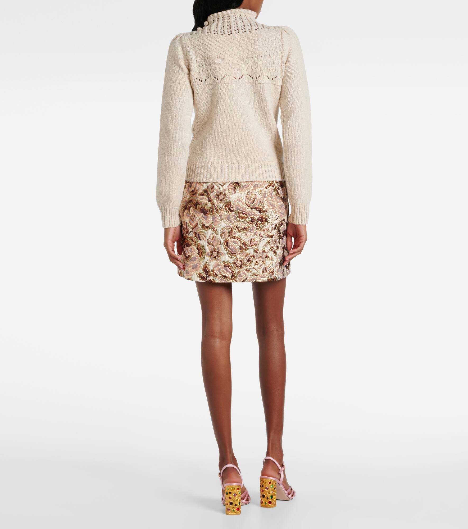 Wool and cashmere-blend sweater - 3