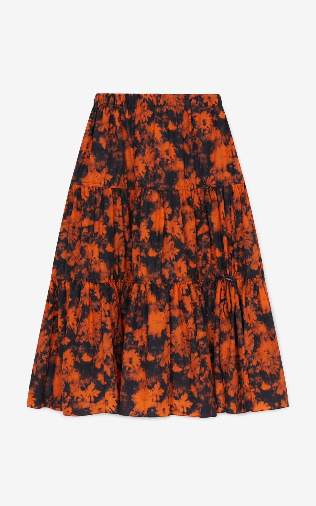 'Ghost Flower' midi skirt - 1