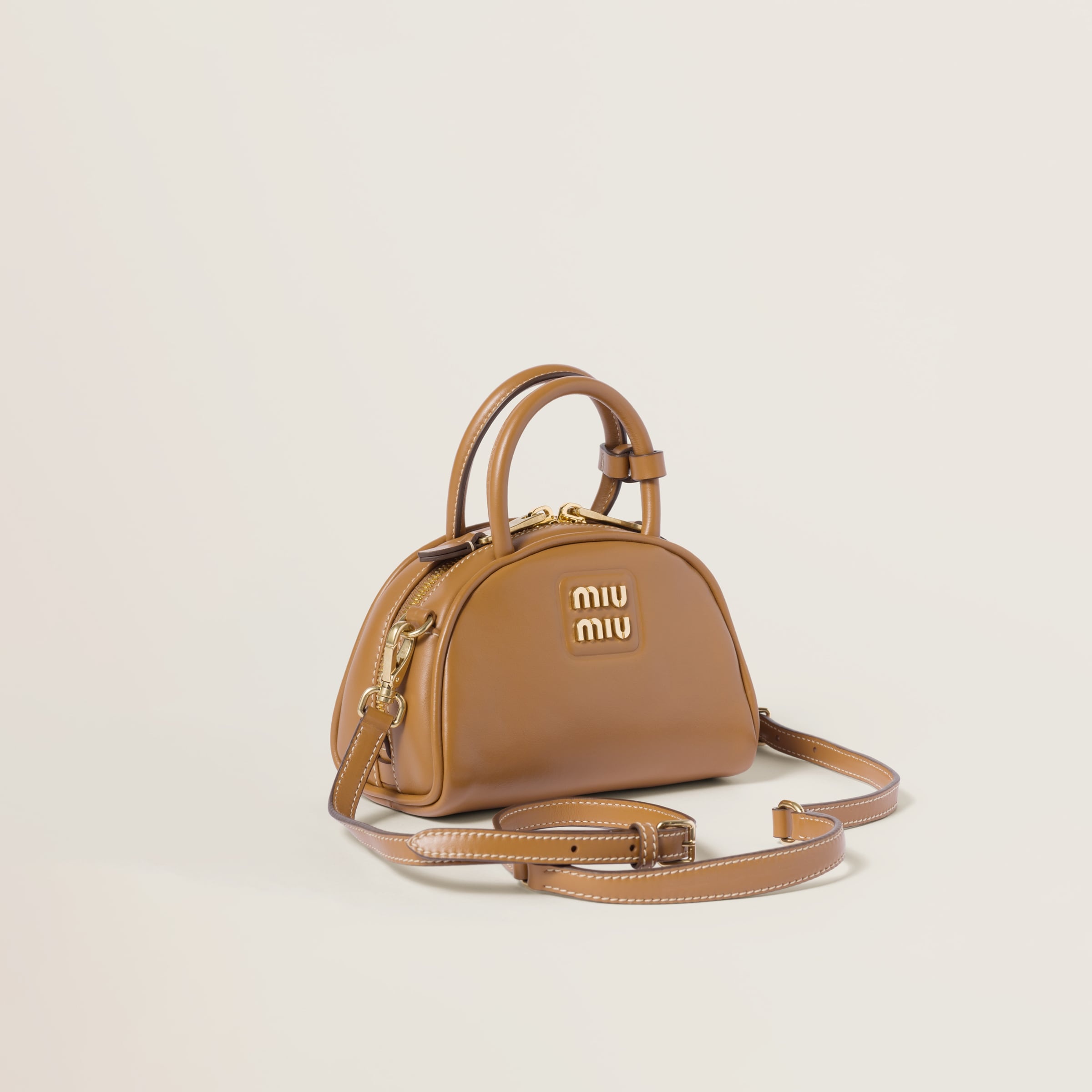 Leather top-handle bag - 2