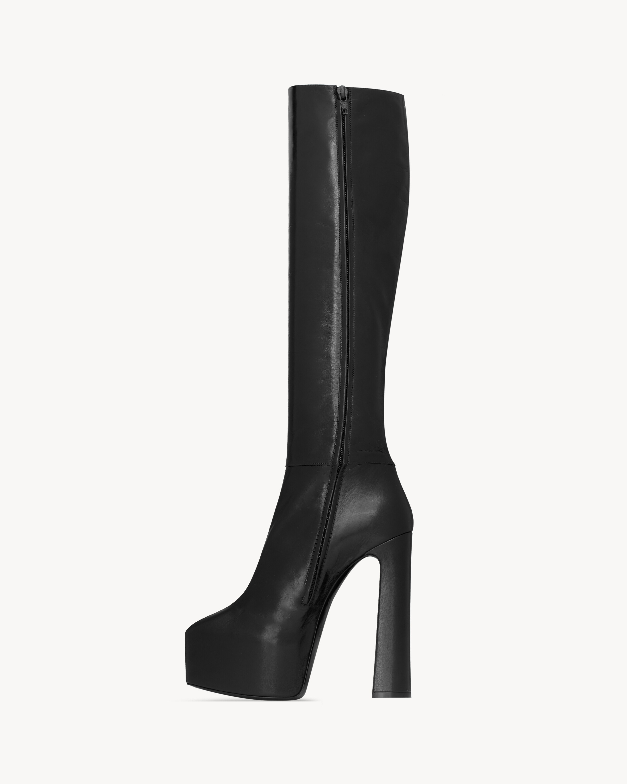 NICO PLATFORM BOOTS IN SMOOTH LEATHER - 5