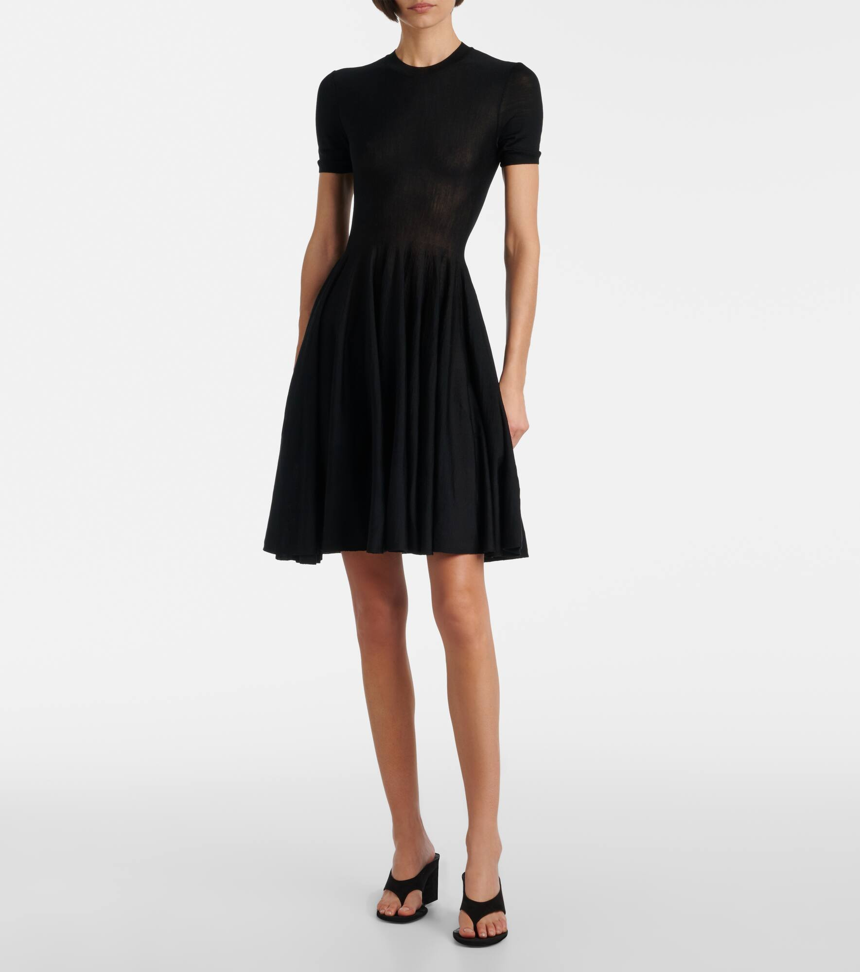 Skater wool minidress - 2