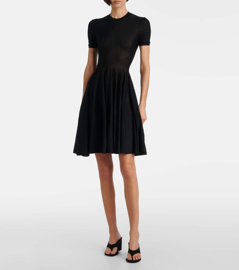 Alaïa Skater wool minidress outlook
