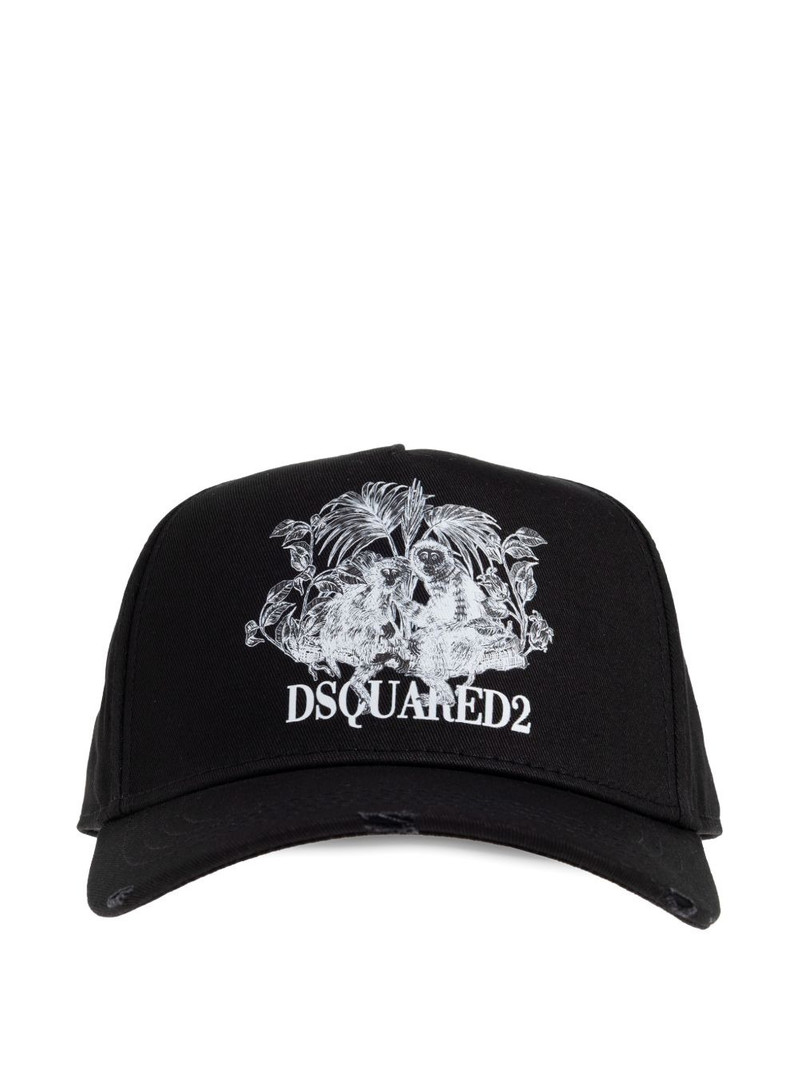 monkey-motif baseball cap 1