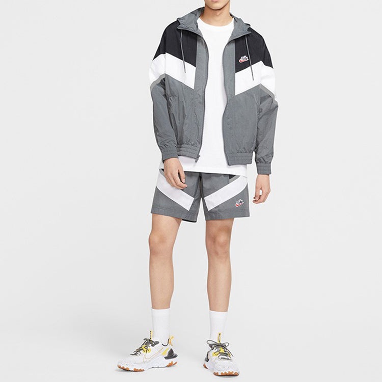 Nike Sportswear Windrunner+ Hooded Reflection Jacket Men Grey Gray CZ0782-068 - 5