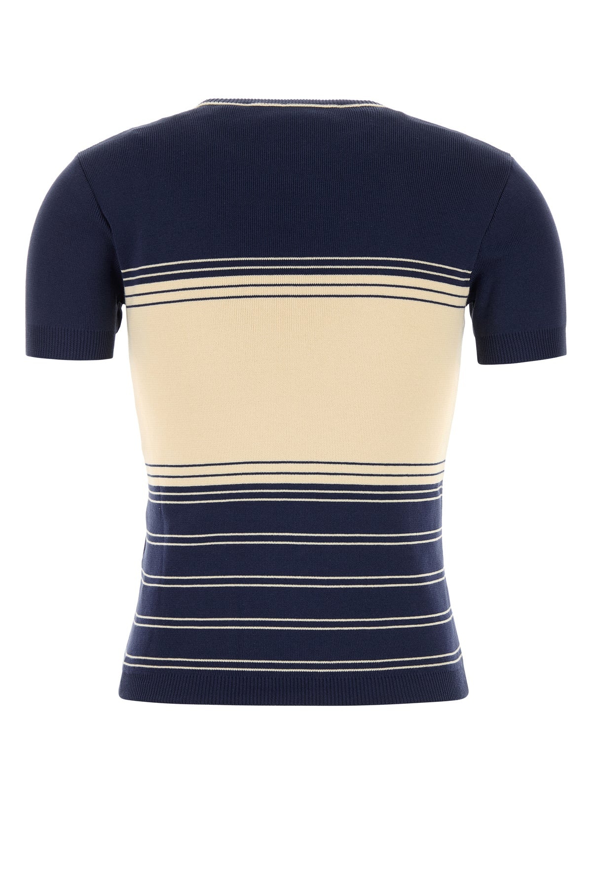 Navy blue cotton sweater - 2