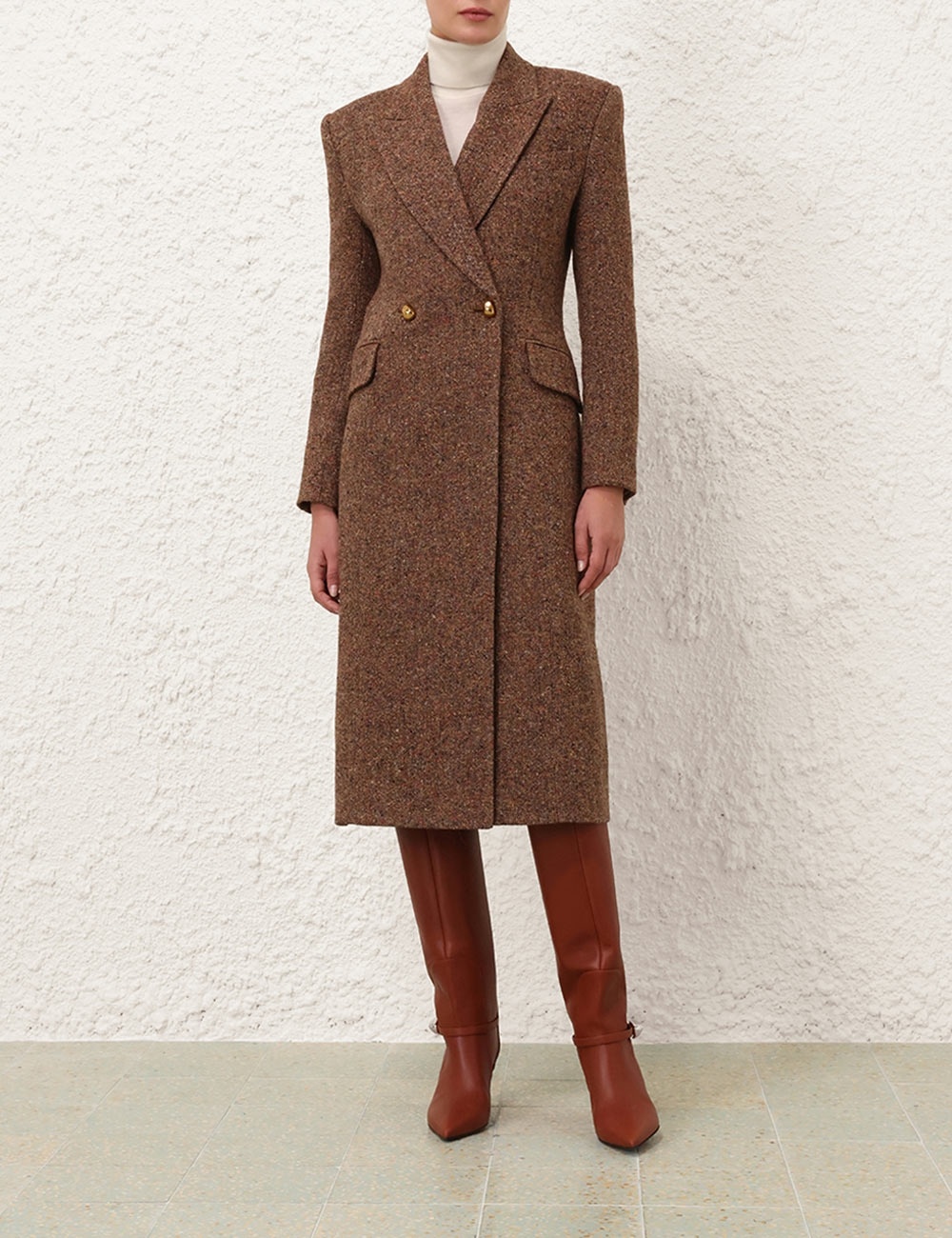 ILLUSTRATION HOURGLASS COAT - 2