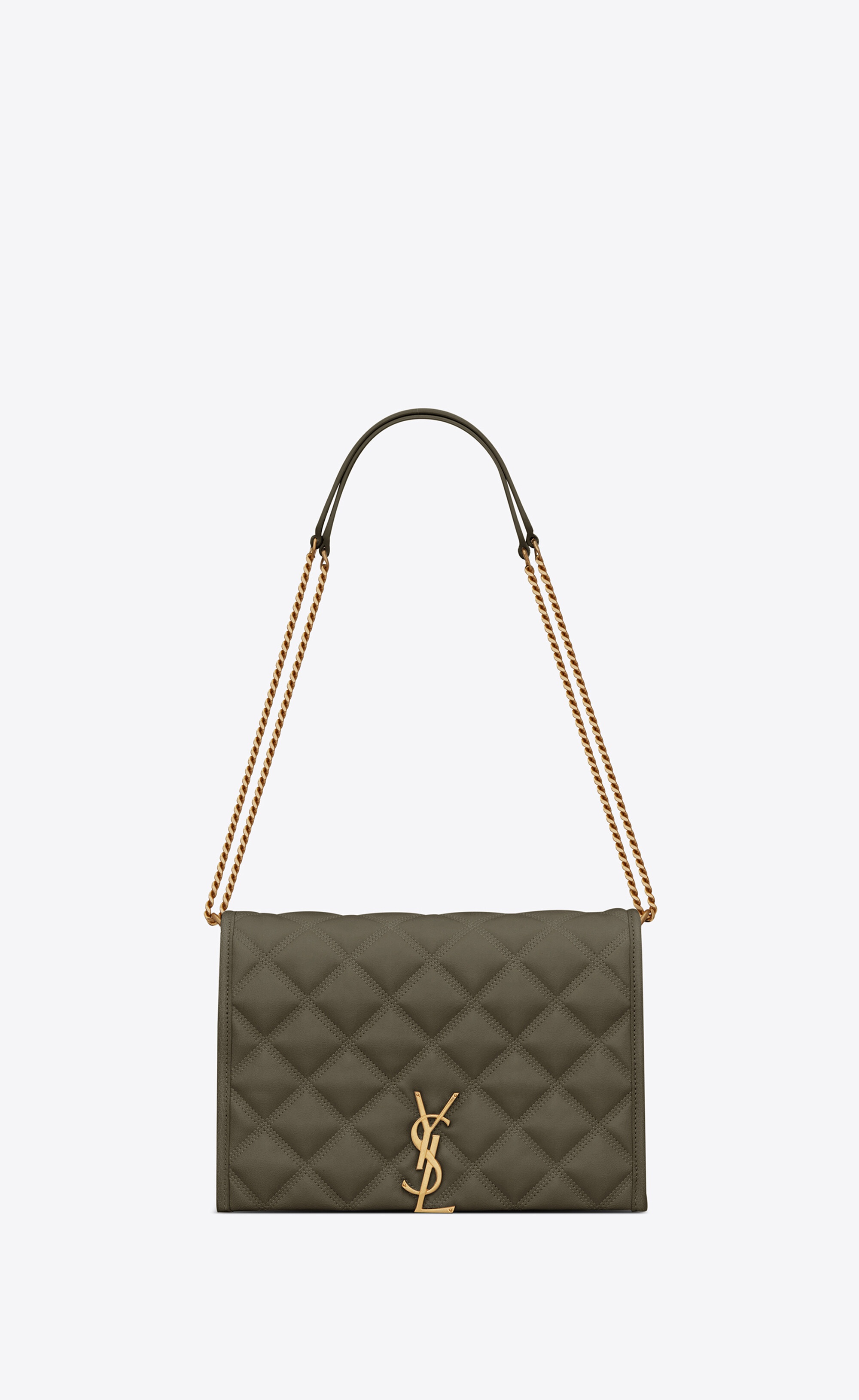 becky mini chain bag in carré-quilted lambskin - 1