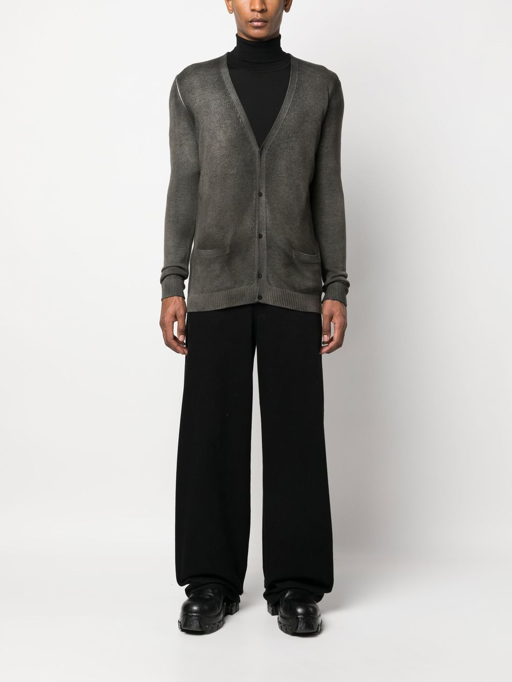 cashmere washed cardigan - 2