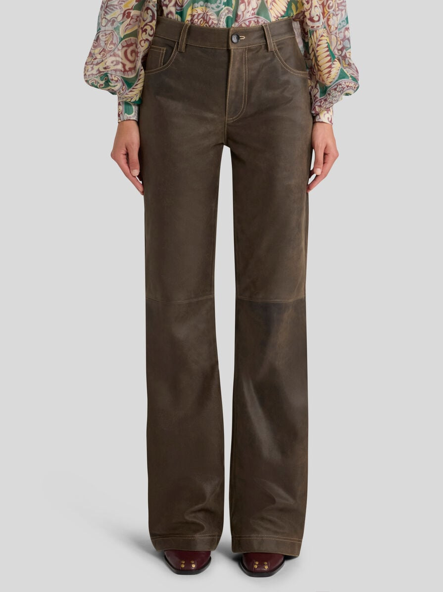 LEATHER TROUSERS - 2